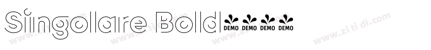 Singolare Bold字体转换